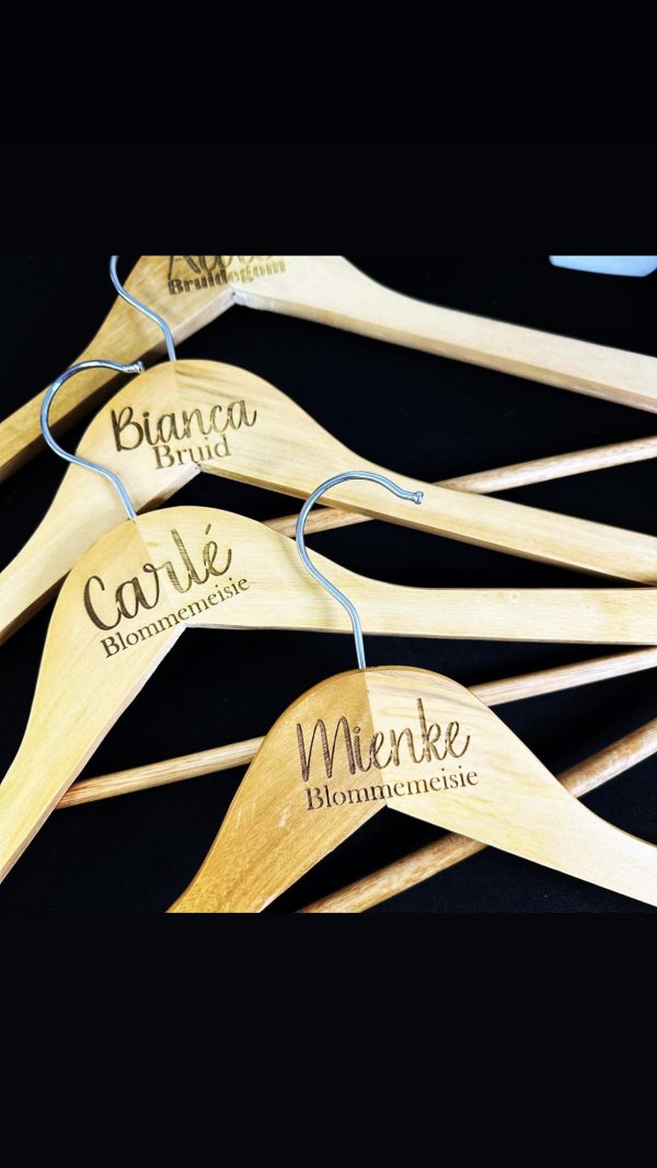 Engraved Bridal Hanger - Image 2