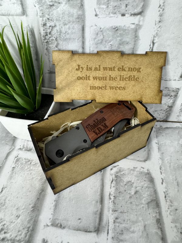 Strider Engraved Pocket Knife