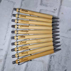 Bamboo Pen Engraved