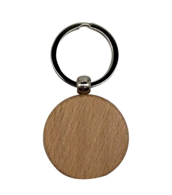 Wood keyring