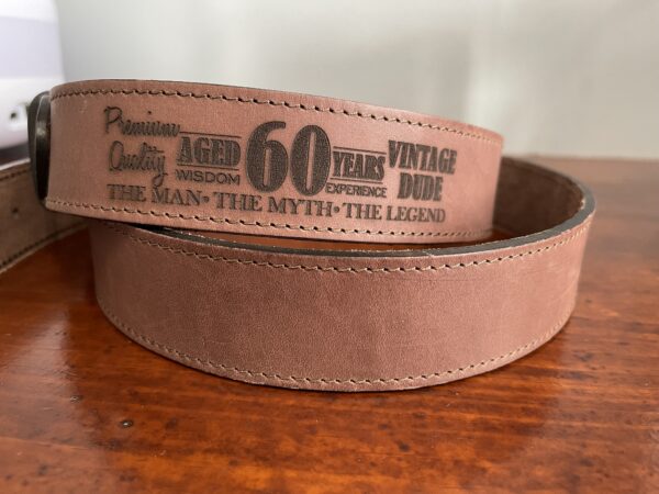 Men's Leather Belt - Image 2