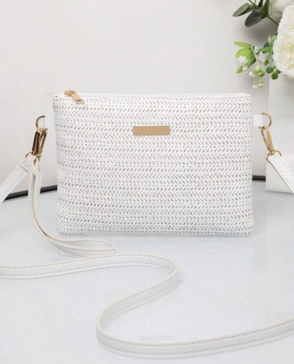 Straw Woven Sling Bag