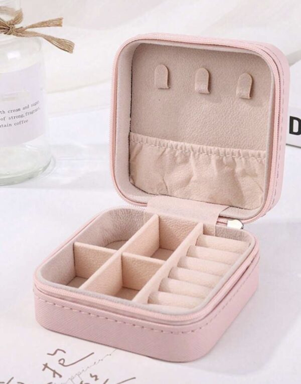 Mini Organising  Jewellery Box - Pink - Image 2