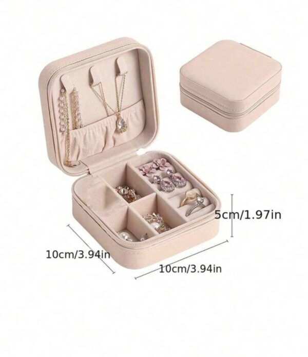 Mini Organising  Jewellery Box - Pink - Image 3