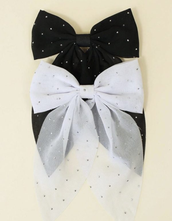 Diamond Bow Clip