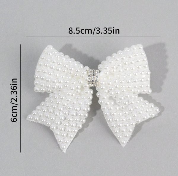 Pearl Hair Bow - Image 2