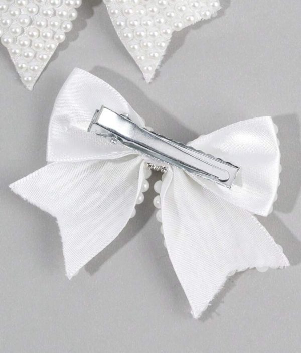 Pearl Hair Bow - Image 3