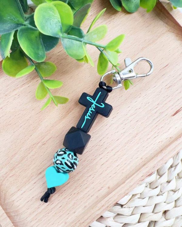 Cross Hexagonal Keychain - Image 2