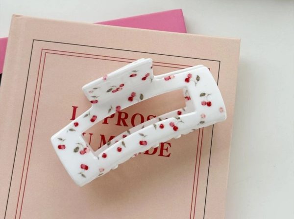 Cherry Pattern Hair Clip