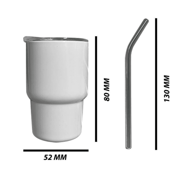 85ml Stainless Steel Shooter Glass - Image 4