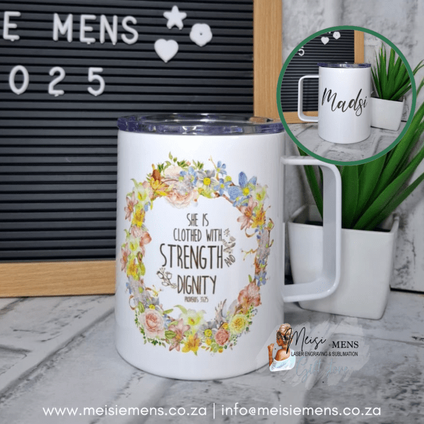 12oz Stainless Steel Coffee Mug (350ml)
