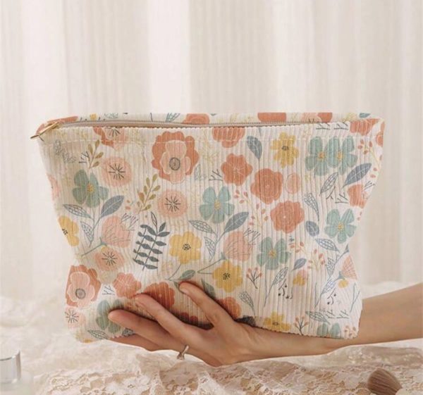 Corduroy Cosmetic Bag - Image 3