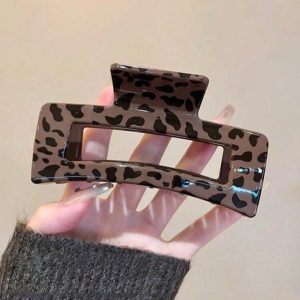 Hair Claw Leopard Print