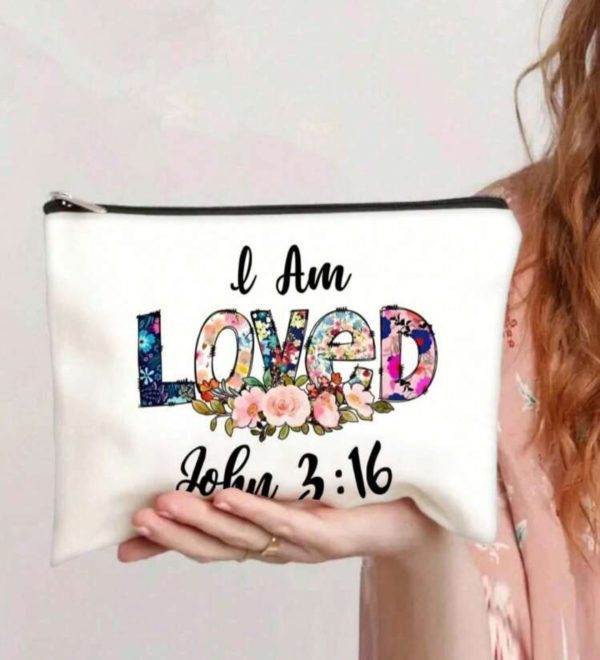 I am Loved Cosmetic/Pencil Bag