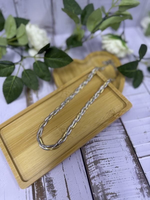 Rope Necklace Silver & Gold