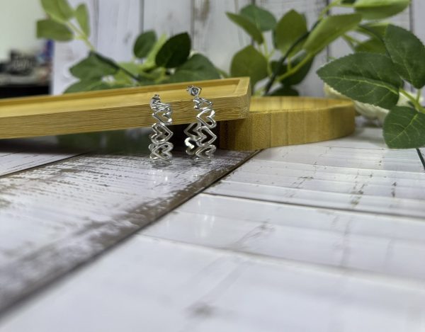Earring Heart Studs