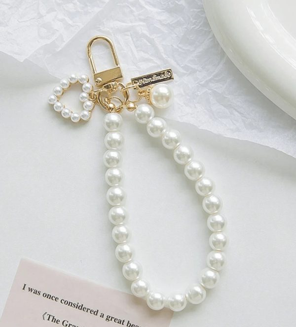 Faux Pearl Keyring - Image 4