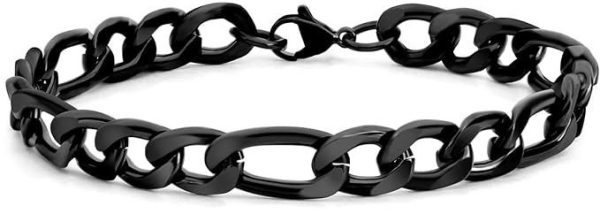 Figaro Bracelet Black
