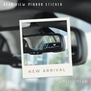 Rearview Mirror Sticker