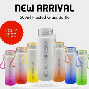 Frosted Glass Bottle (500ml)