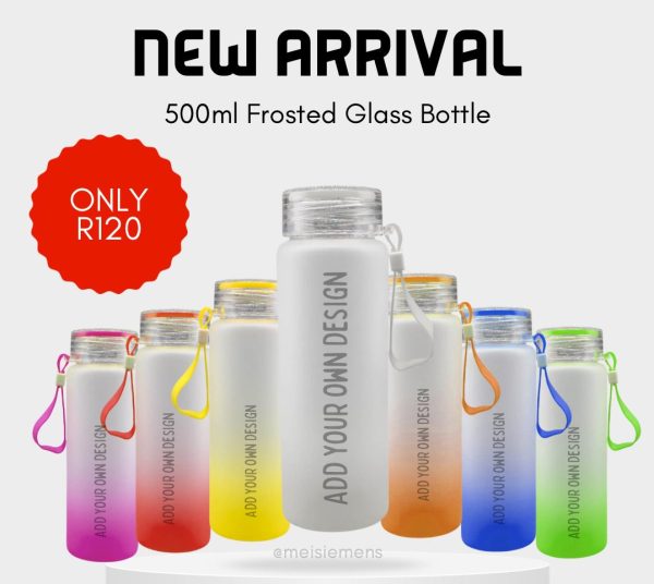 Frosted Glass Bottle (500ml)