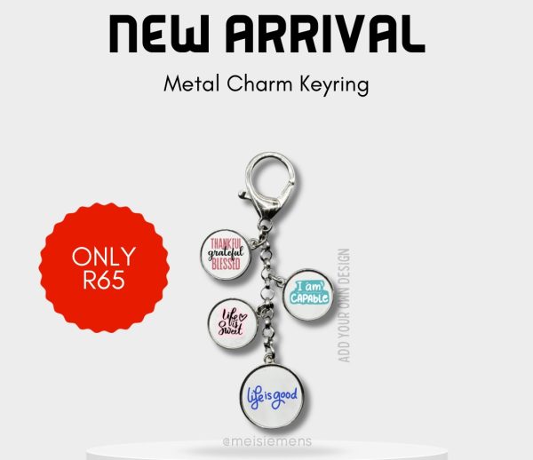 Metal Charm Keyring