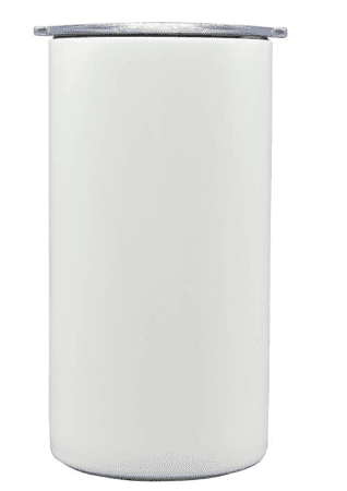12oz S/S Skinny Tumbler White