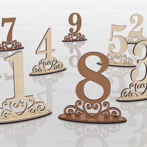 Table Number - MDF
