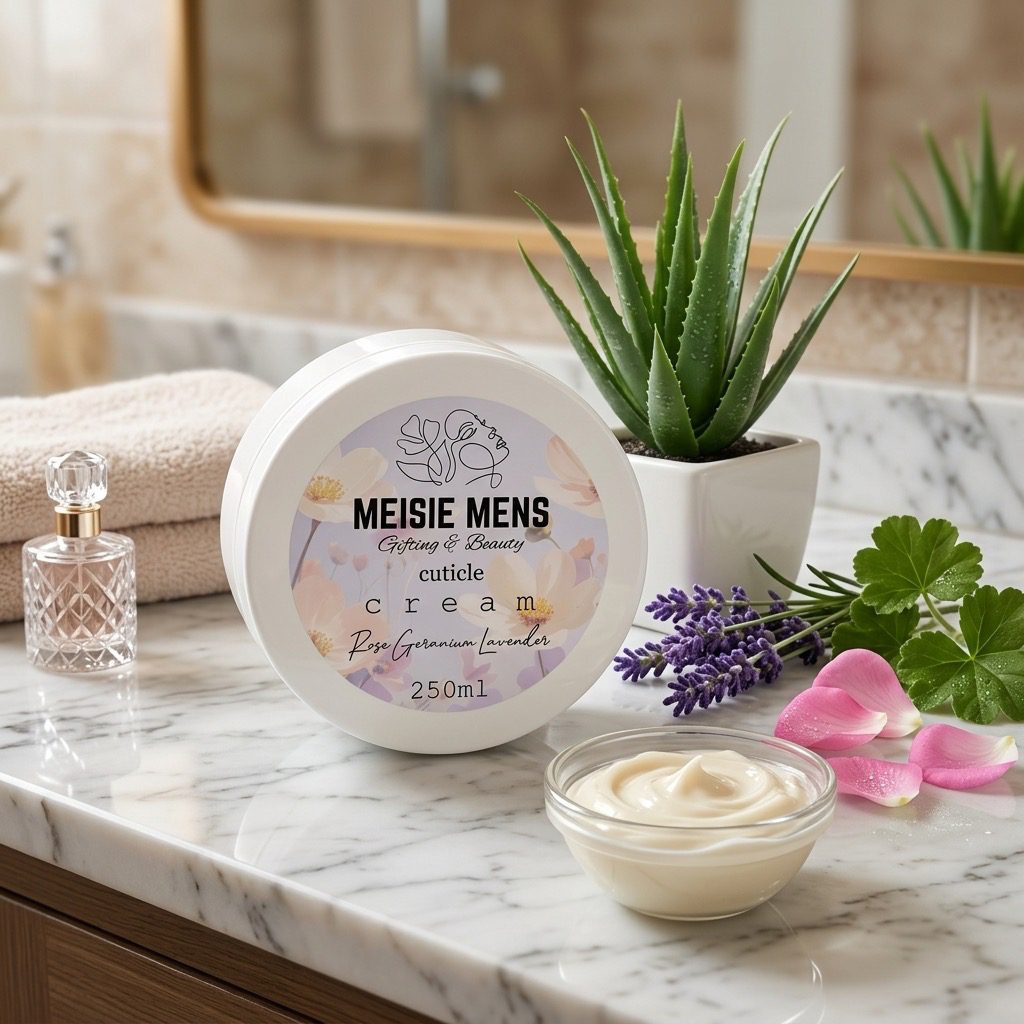 Cuticle Cream 250ml - Rose Geranium Lavender