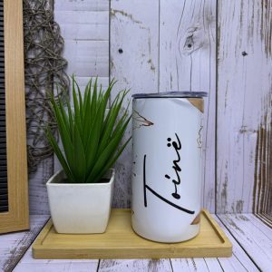 12oz S/S Skinny Tumbler White