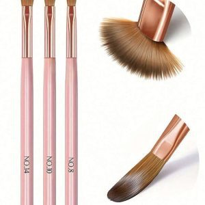 3pc Acrylic Brush Set