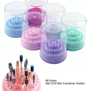 48 Hole Nail Drill Bit Holder
