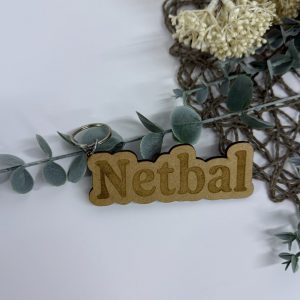 MDF Name Keychain
