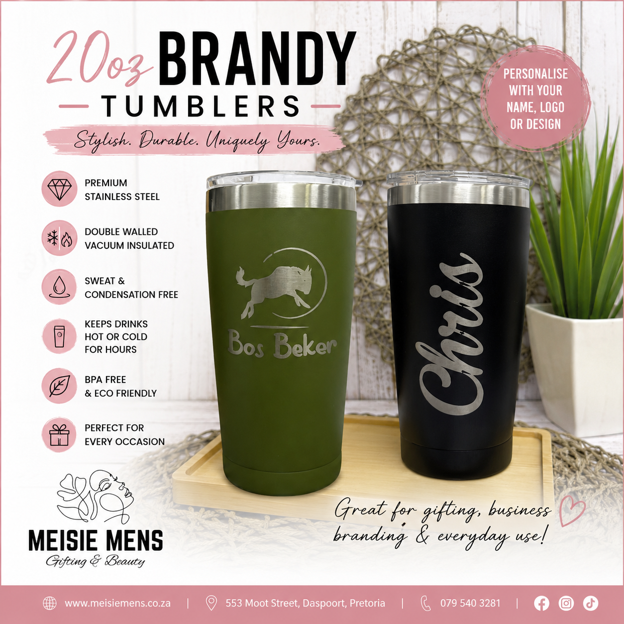 20oz Brandy Tumbler