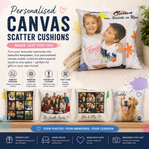 Canvas Scatter Cushion