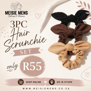 3pc Textured Hair Scrunchies