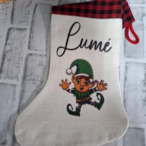 X-Mas Sock - Checkered