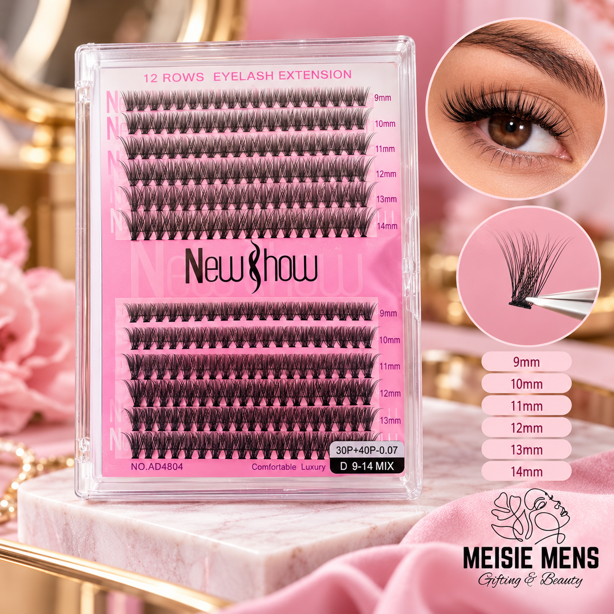 NewShow Premade Eyelash Extensions