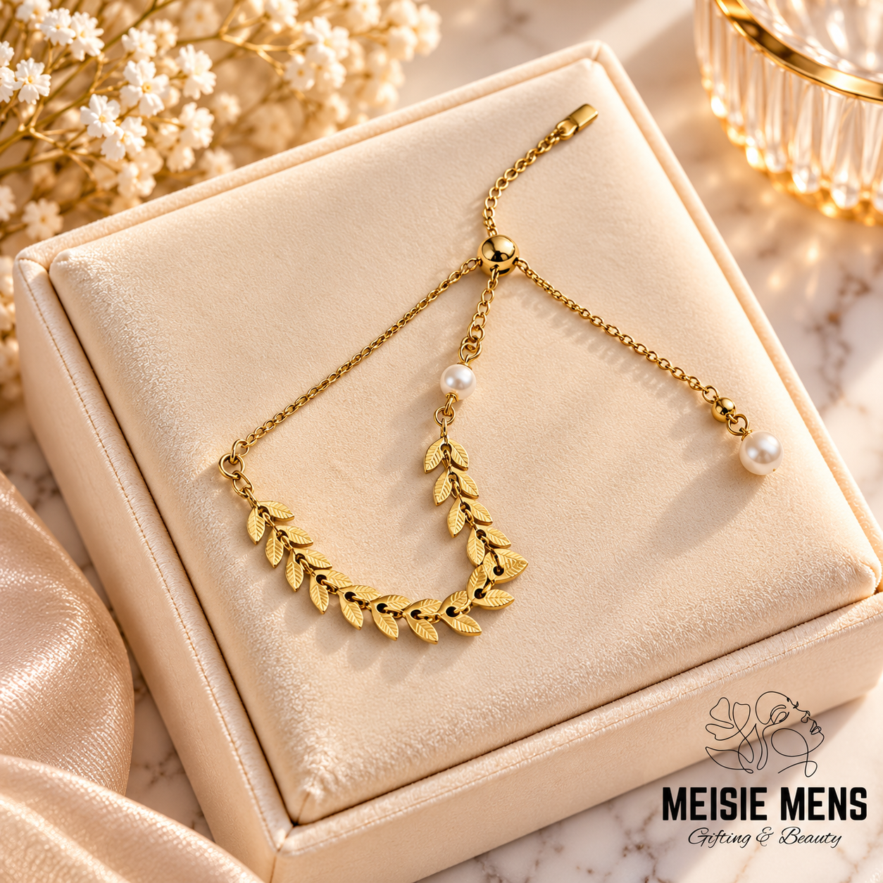 Golden Laurel Bracelet