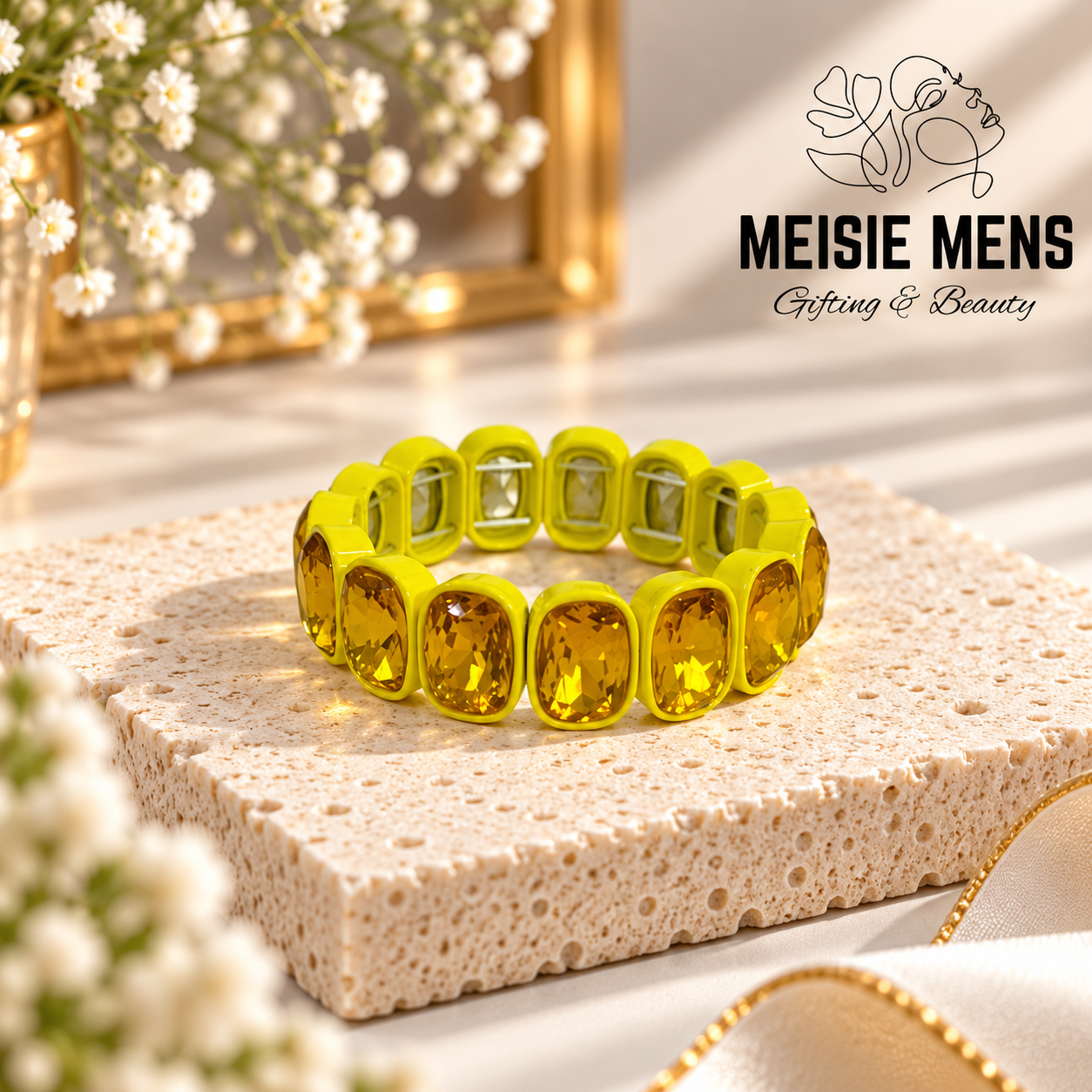 Crystal Bracelet - Yellow