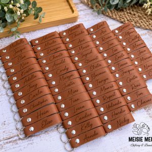 PU Leather Keyrings