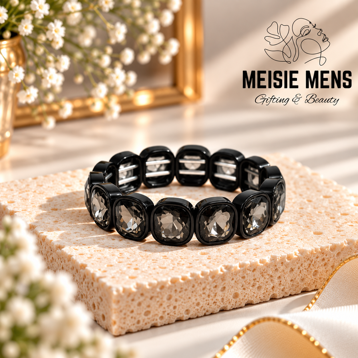 Crystal Bracelet - Black