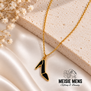 Gold Midnight Stiletto Necklace