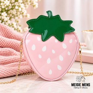 PVC Pink Strawberry Handbag
