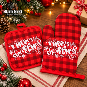 Christmas Oven Mitt & Pot Holder